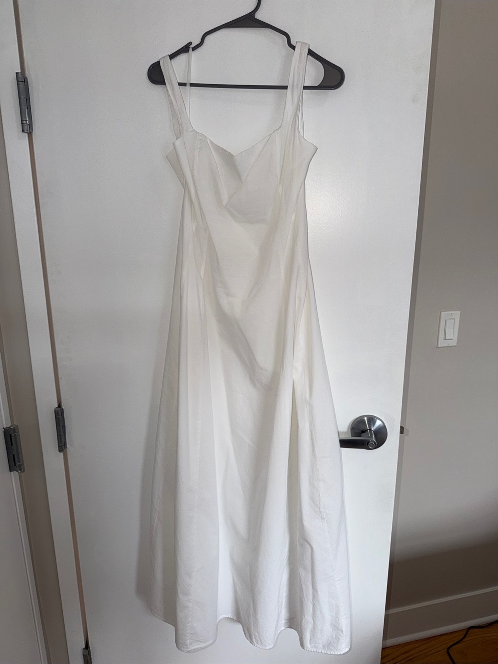 White Sleeveless A-Line Dress